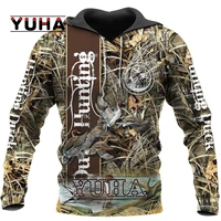 duck hunting animal hunter camo tattoo autumn sweatshirt tracksuit pullover harajuku 3dprint menwomen hoodies