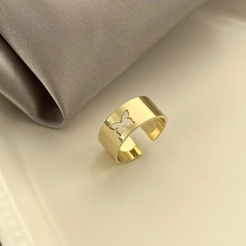 

1 Pair Matching Butterfly Lover Couple Rings Engagement Promise Rings JewelryDirect Transportation