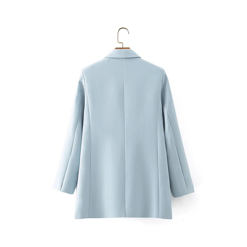 

OLOMM Spring Women's Coat New Professional Commuter Simple Single-breasted Suit Solid Color Top