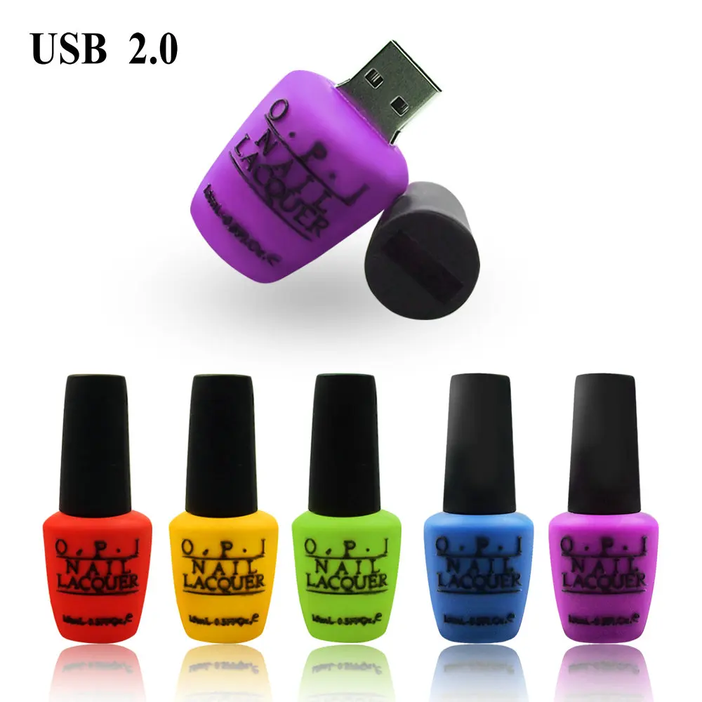 Волшебная эмалированная мини флешка для ногтей инновационный флэш диск USB флеш