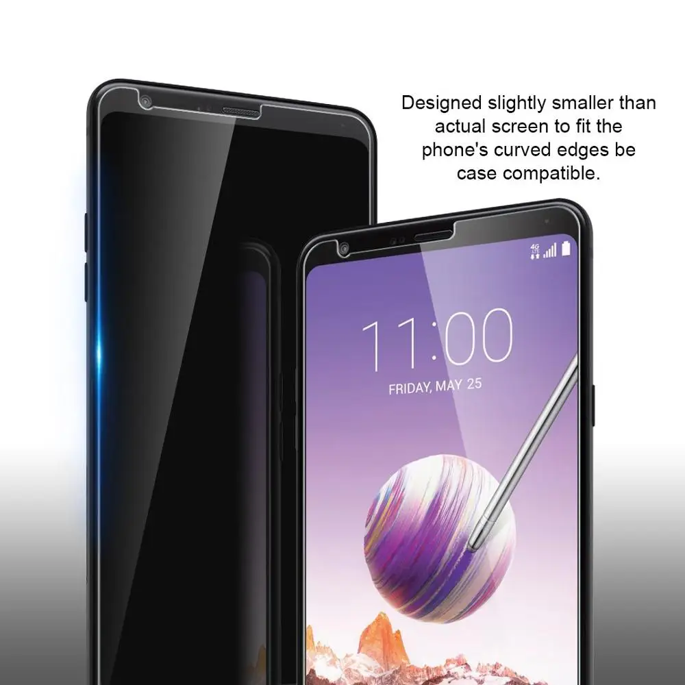2.5D 9H Screen Protector Case For LG Stylo 4 Tempered Glass Q Stylus LM-Q710MS HD Protective Film | Мобильные телефоны и