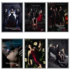 Плакат дневников вампира, глянцевая бумага, печать высокой четкости, хорошее качество, яркий цвет, Настенная Наклейка