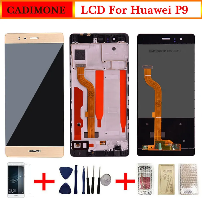 5 2 &quotдля Huawei P9 ЖК дисплей AAA Качество + рамка сенсорный экран Замена для HUAWEI EVA L09 L19