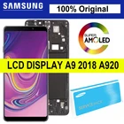 100% Super AMOLED 6,3 ''ЖК-дисплей для Samsung Galaxy A9 2018 A920 сенсорный экран, дигитайзер, для сборки, запасные части