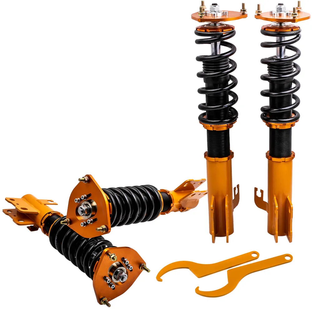 

Adjustable Height Coilovers Kit for Subaru Forester 1998-2002 2.5L Coil Springs & Strut Shocks Absorbers