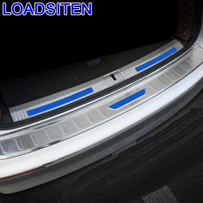 Автомобильная автомобильная Хромовая задняя панель багажника ножная педаль