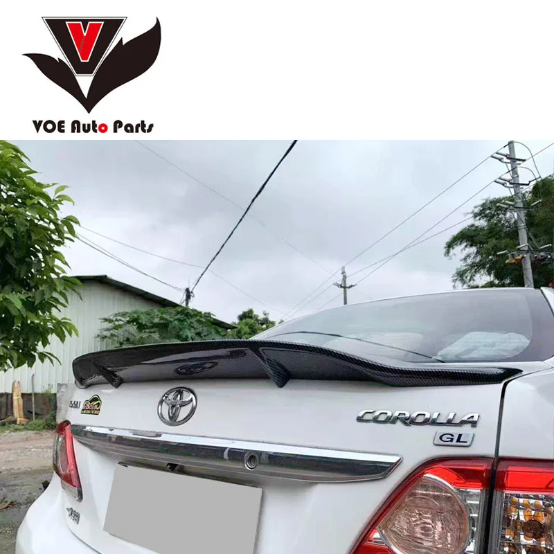 Спойлер для заднего крыла Toyota Corolla спортивный спойлер из углеродного волокна