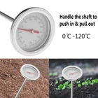 50 см премиум-класса из нержавеющей стали компост почвенный термометр сад на заднем дворе 0 -120 , следующим образом: Температура повысить здоровые растения