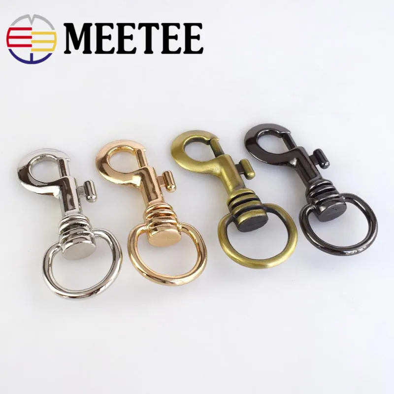 Металлический поворотный триггер Meetee 2 шт. застежка лобстер защелкивающийся