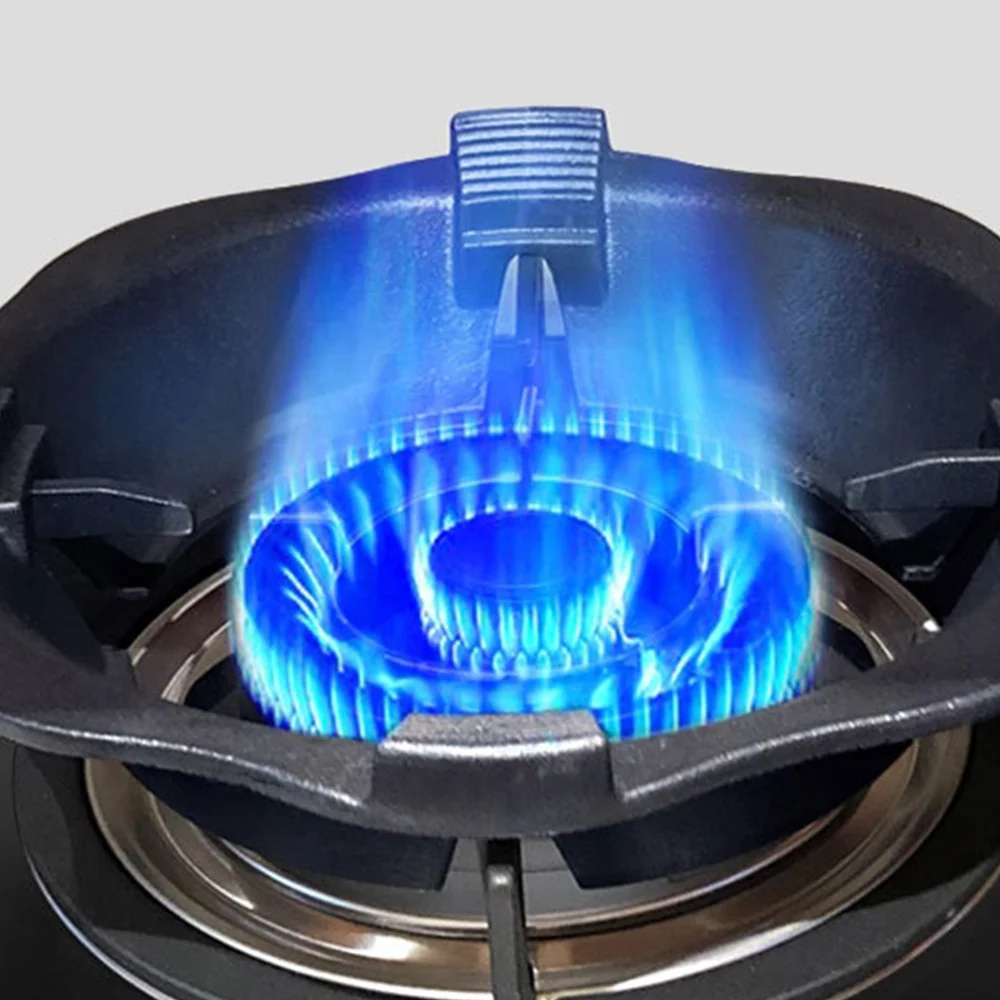 

Gas Stove Wok Support Ring Energy Saving Hob Windscreen Pan Rack for Home