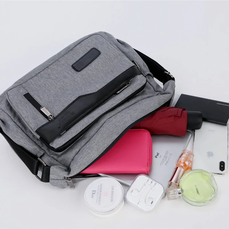 Брендовые Новые мужские повседневные сумки через плечо мужская сумка-мессенджер