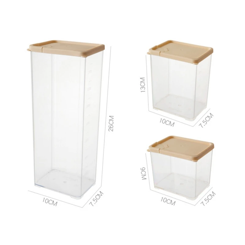 

Kitchen Airtight Canister Storage Bottles Nut Storage Jars Food Container Grains Tea Coffee Beans Grains Candy Snack Organizer