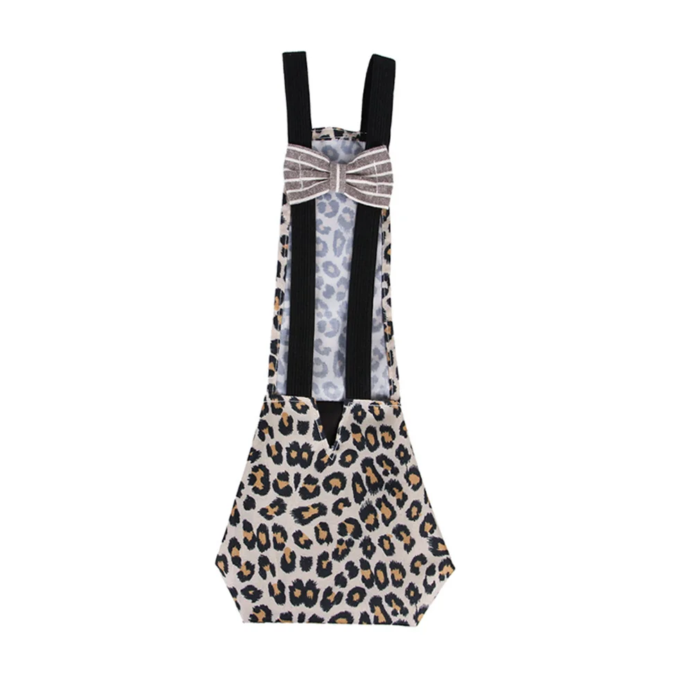 Leopard print Новые подгузники для домашних животных, пеленки для курицы, утки, одежда для фермы, моющиеся, портативные, носимые, ткань для птицы с резинкой, S/M/L - Цвет: Leopard print