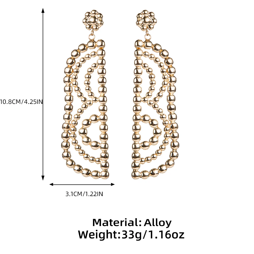 Серьги Модные ювелирные изделия 2019 висячие серьги темпераментные металлические