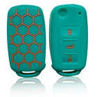 Чехол для ключей для VW Volkswagen Polo Tiguan Bora Passat Golf 6 Lavida Scirocco, чехол для автомобильных ключей, автомобильные аксессуары, держатель для ключей