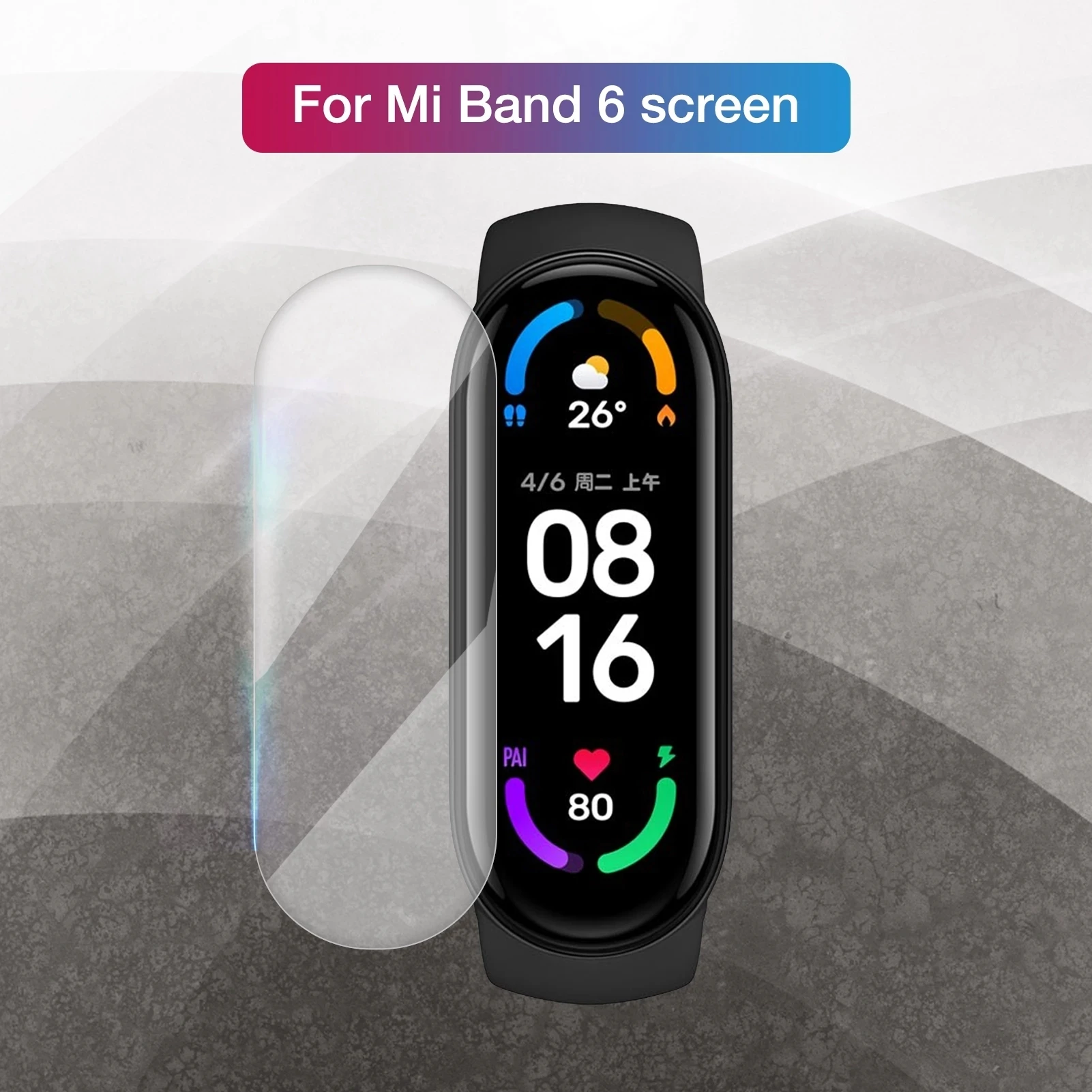 Гидрогелевая пленка для фитнес-браслета Xiaomi Mi Band 6 5 MiBand6 9D 2 шт. | Электроника