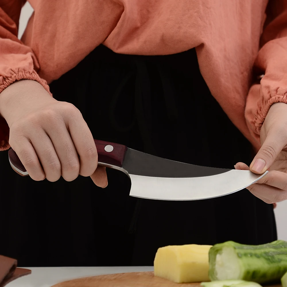 Новинка XYj 5 дюймовые ножи для мясника из высокоуглеродистой стали кованый нож