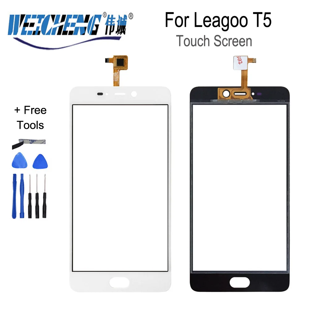 Сенсорный экран WEICHENG для Leagoo T5 стекло тестирование поодиночке новая стеклянная