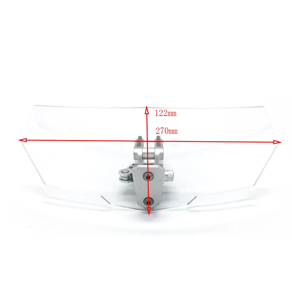 Универсальный мотоцикл лобовое стекло Регулируемый запираемый ветровое