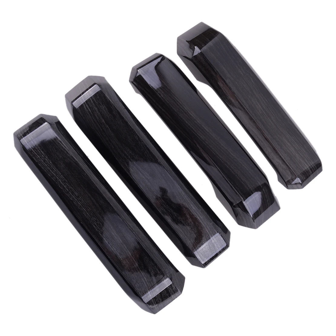 

1 Set Black Car Wood Grain Inner Interior Door Handle Covers Trims ABS Fit For Ford F150 2015 2016 2017 2018 2019