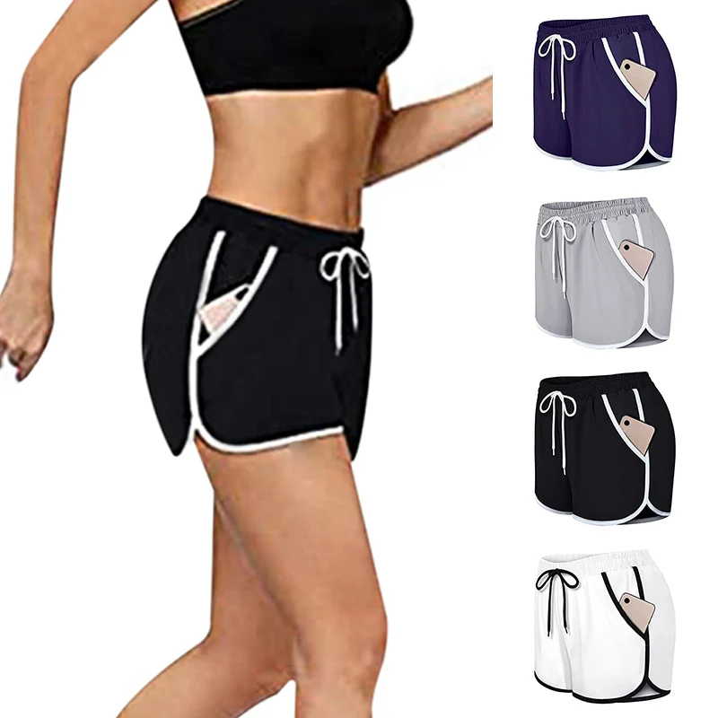 

Women's Sexy Yoga Shorts High Waist Running Gym Bottoms Tights Breathable Pants Slim Fitness Workout Sport Summer