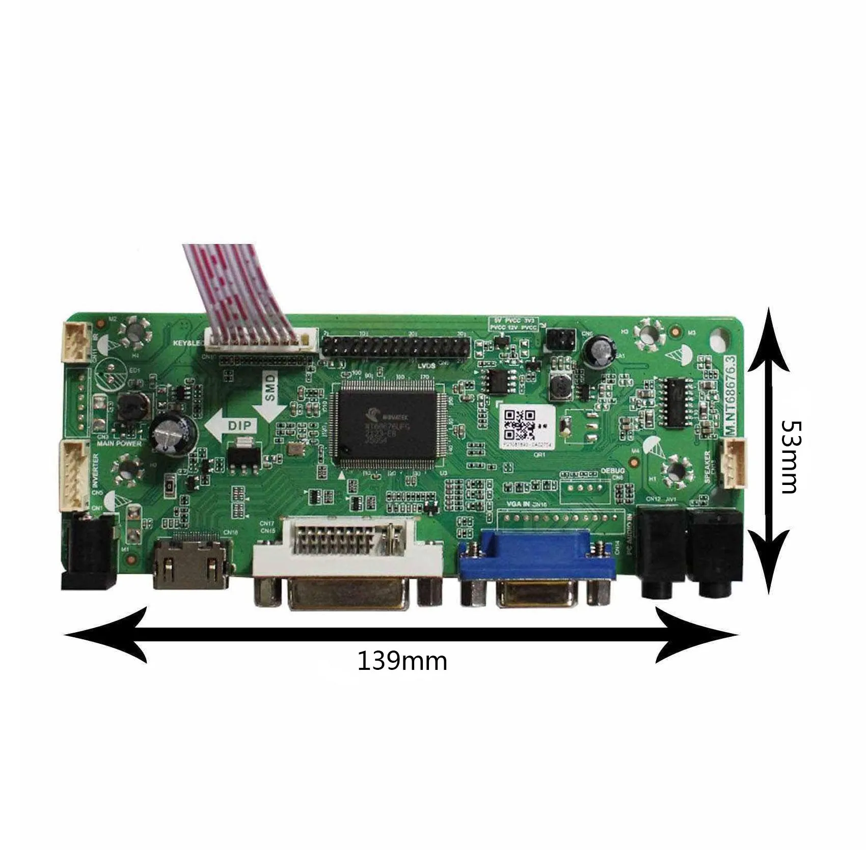 H DMI + DVI VGA аудио Управление M.NT68676 работа для 21 5 inch M215HW01-V0 LM215WF1-TLG1 1920x1080 ЖК-дисплей