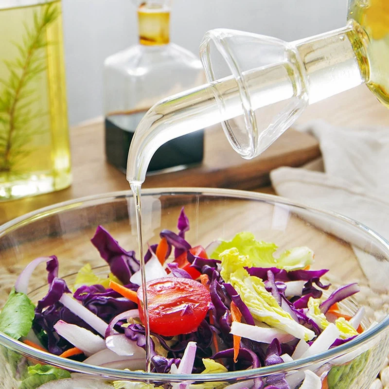 Кухня Стекло масла Бутылочки для приправ прозрачные оливковое масло бутылка