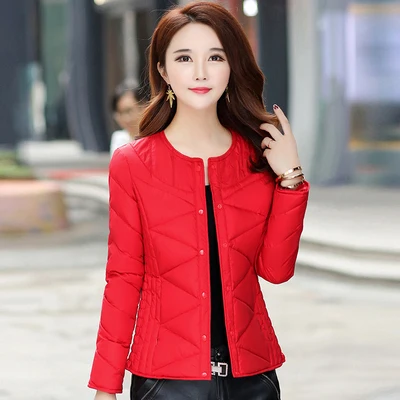 Зимний теплый 90% белый утиный пух плюс размер 4XL нижнее белье женское пуховое пальто Верхняя одежда с подкладкой тонкий ультра легкий пуховик для женщин - Цвет: Red