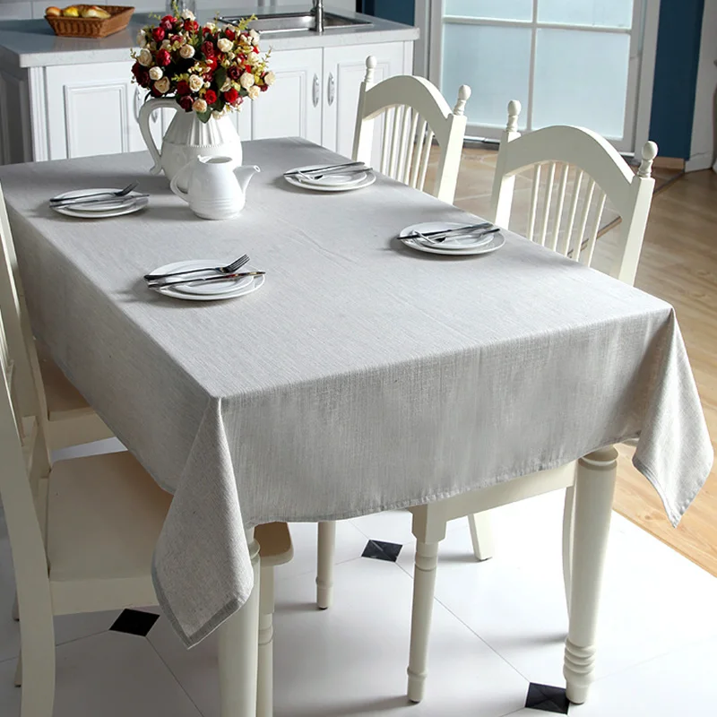 Однотонная простая скатерть для стола скатерти из наппа вечерние свадебного