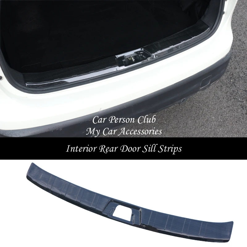 Накладки на педали для заднего порога двери из нержавеющей стали защитная