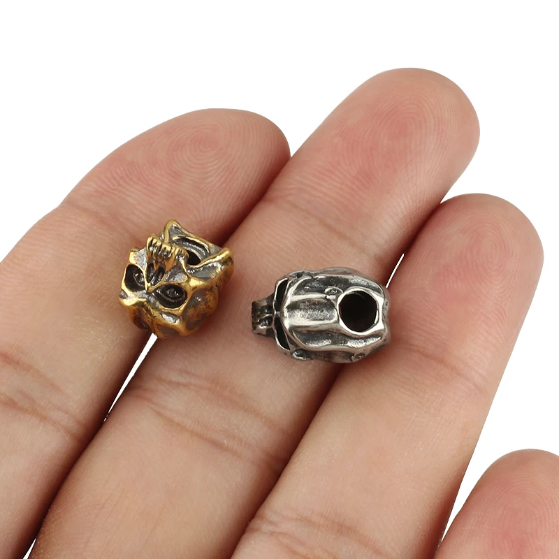 Череп латунь Ножи шарик зонтик веревки подвесной фонарик для повседневного