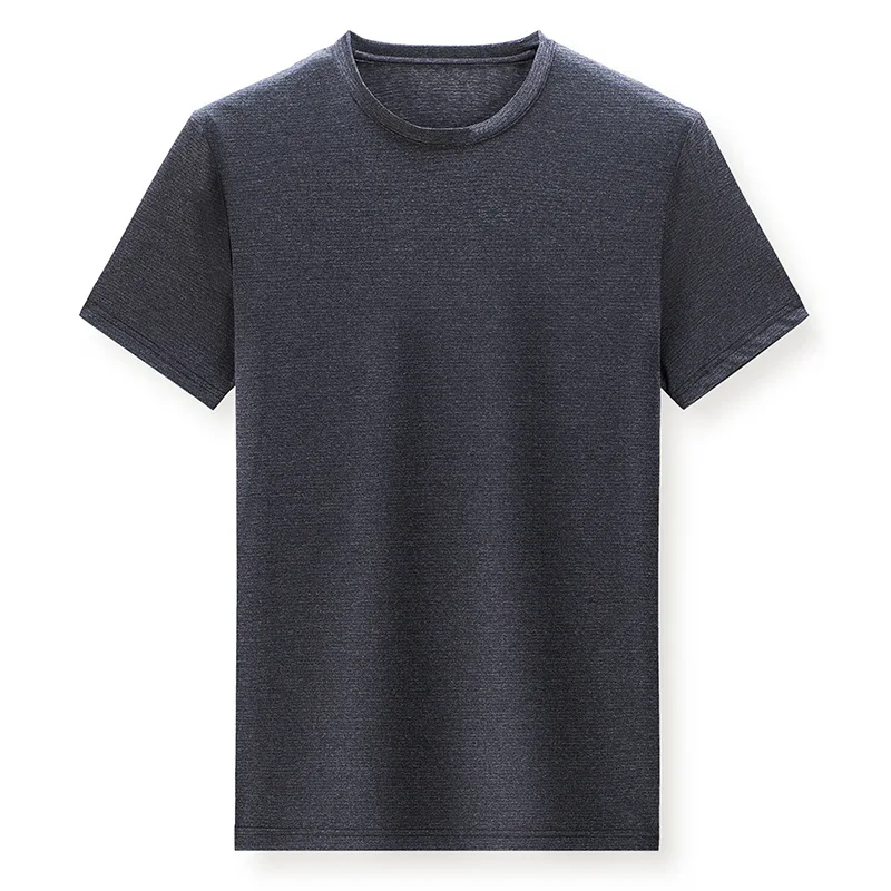 

Мужская футболка, повседневная короткая, повседневная, летняя, 2021, однотонный пуловер с круглым вырезом, рубашки, цельные, черные, синие топы...