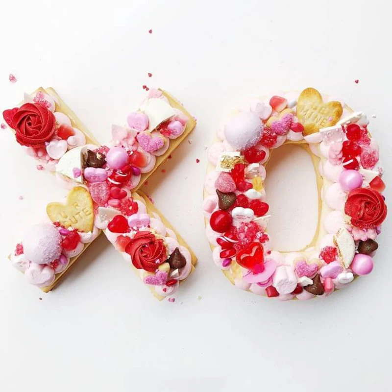 8/10/12 дюймов алфавит для торта пресс-форма тортов декоративные инструменты чайник