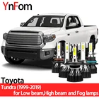 Комплект светодиодных фар YNFOM для Toyota Tundra K3-K5, SR-5, 1999-2019, дальний свет, противотуманные фары, автомобильные аксессуары, лампы для автомобильных фар