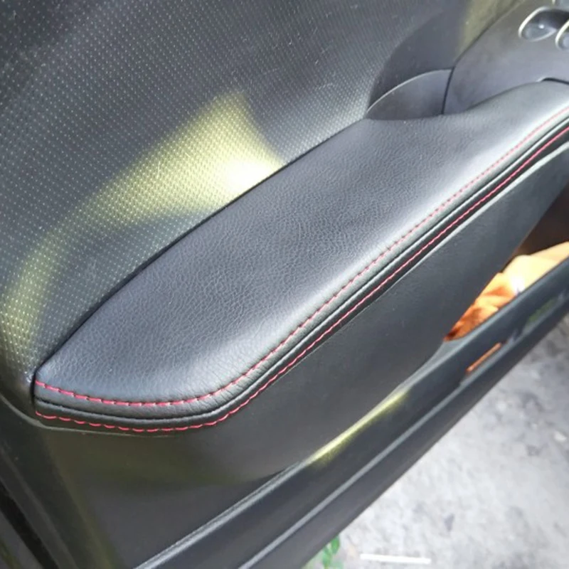 for Honda Civic 8Th Gen 2006-2011 2Pcs Car Door Armrest Panel Microfiber Leather Cover Trim | Автомобили и мотоциклы