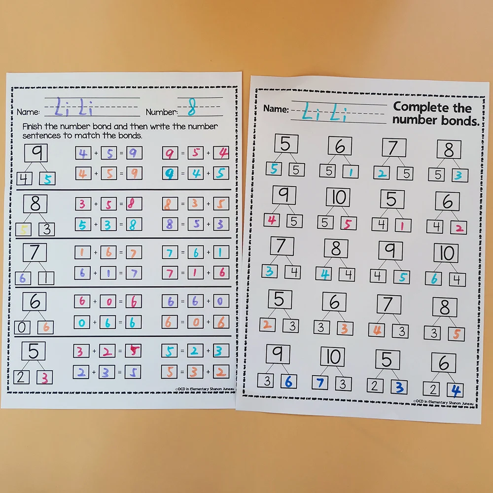 В пределах 10 сложений учебник для обучения упражнениям на английском языке детей