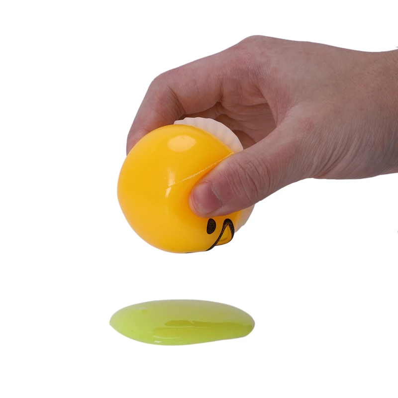 Сжимаемый рвотный яичный желток против стресса успокаивающий Забавный подарок