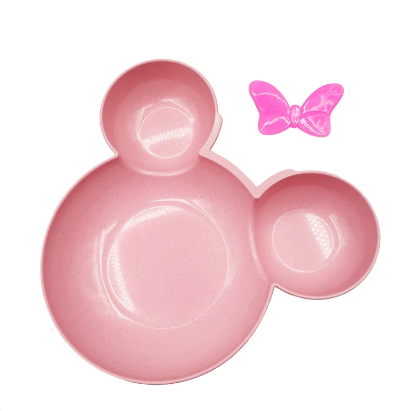 3 шт. Пшеничная солома детская мультяшная посуда набор детской посуды Детские