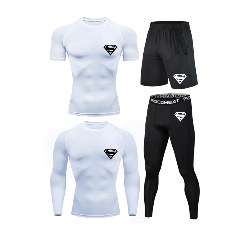 

Men's Training Running Shirt Fitness Breathable Sports T-shirt Gym Sweat Fast Drying Suit Compression Running T-shirt Rashgard