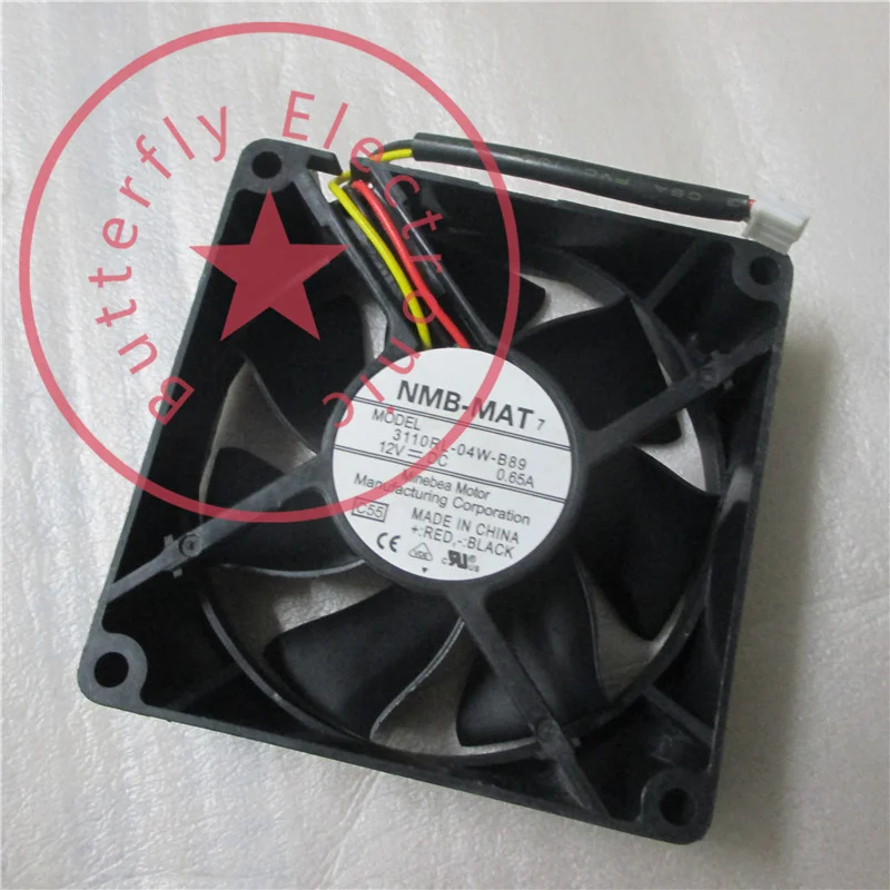 

Новый 3110RL-04W-B89 DC 12В 0.65A оригинальный кулер охлаждения 80*80*25 мм 8 см 8025