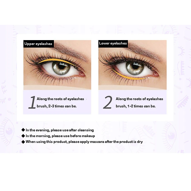 

Eyelash Growth Treatments Makeup Eyelash Enhancer 7 Days Longer Thicker Eyelashes Serum Eyes Care Eye Lash
