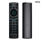 5 шт.лот G20BTS Plus 2,4G BT5.0 с подсветкой Smart Air Mouse гироскоп голосовой ИК-обучения беспроводной пульт дистанционного управления для Android TV BOX