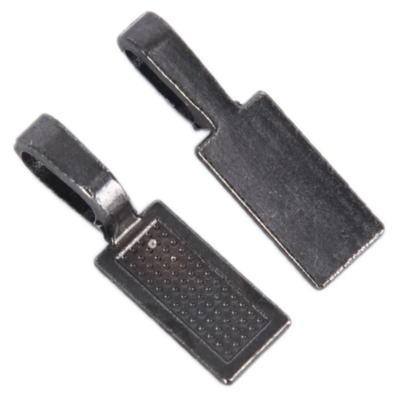 20 шт./компл. сплав клея на кабошона прямоугольник Форма подвески прелести разъем