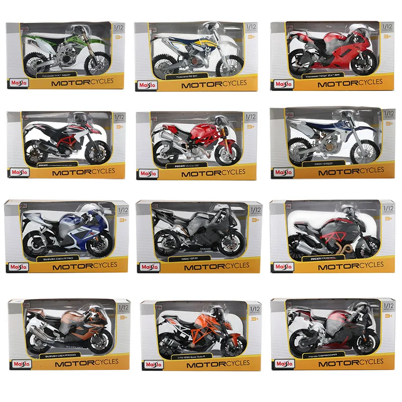Модель мотоцикла Maisto 1:12 игрушка из сплава мотоцикл Panigale 1199 H2R внедорожные