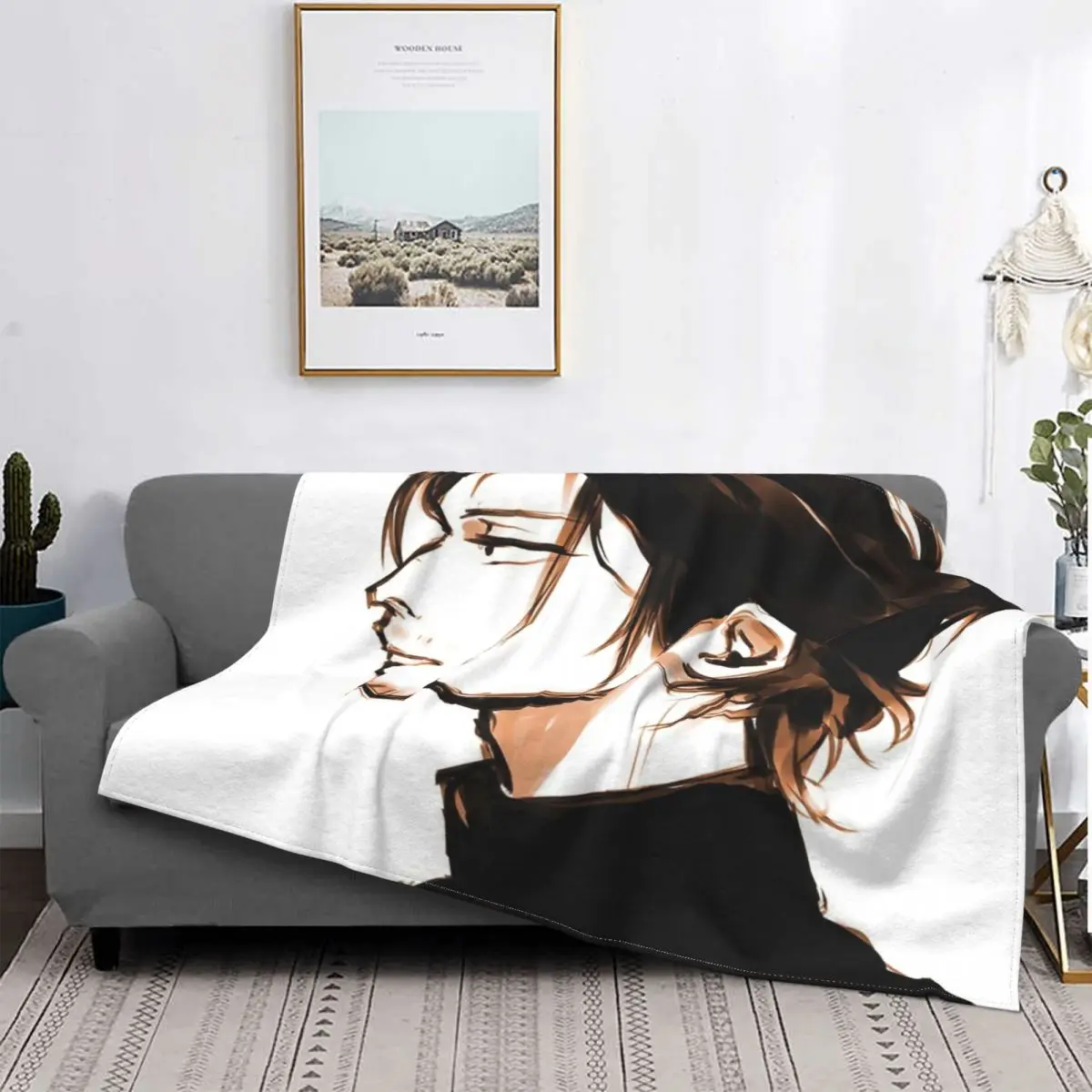 

Aizawa-Manta a cuadros para cama, colcha Heat MICA, mantas para camas