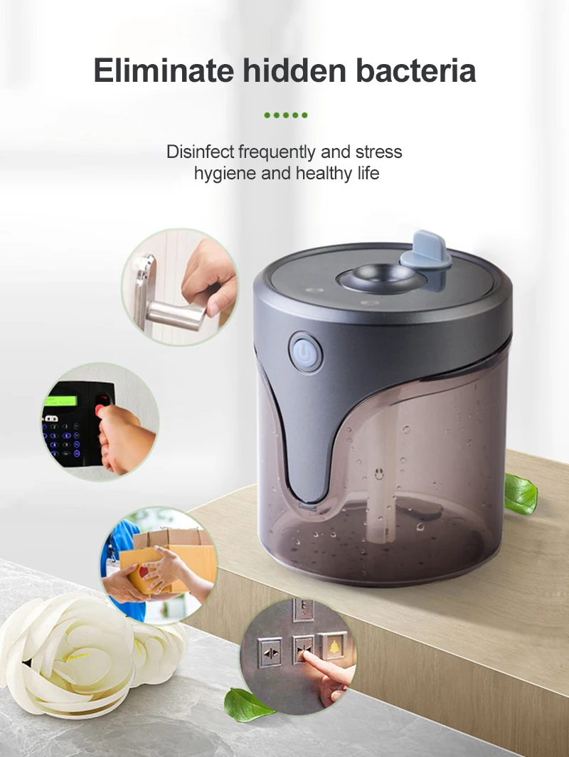 

600ml Gesture Smart Sensor Atomization Spray Mobile Phone Alcohol Sprayer Non-contact Hand Washing Sensor Hand Washing Sprayer