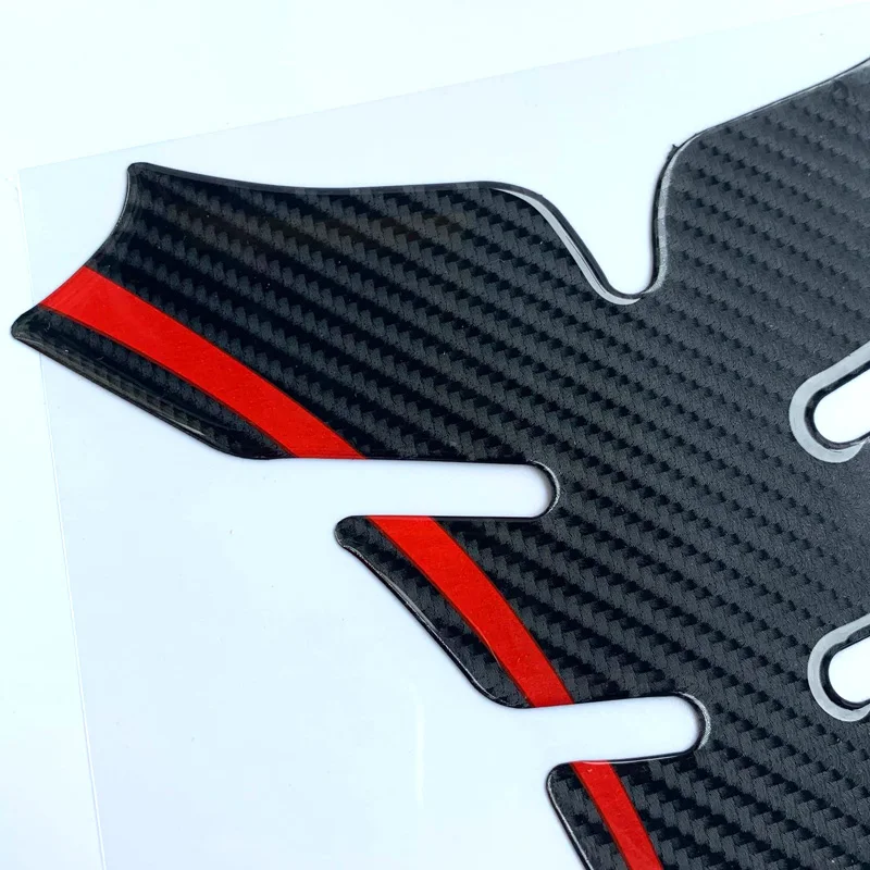 Наклейка для мотоцикла из углеродного волокна защитная эмблема накладка на бак
