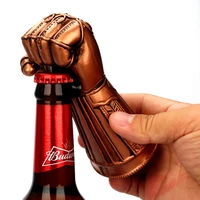1pc fist bottle opener beer creative retro iron and resin practical home wine accessories bar supplies golden