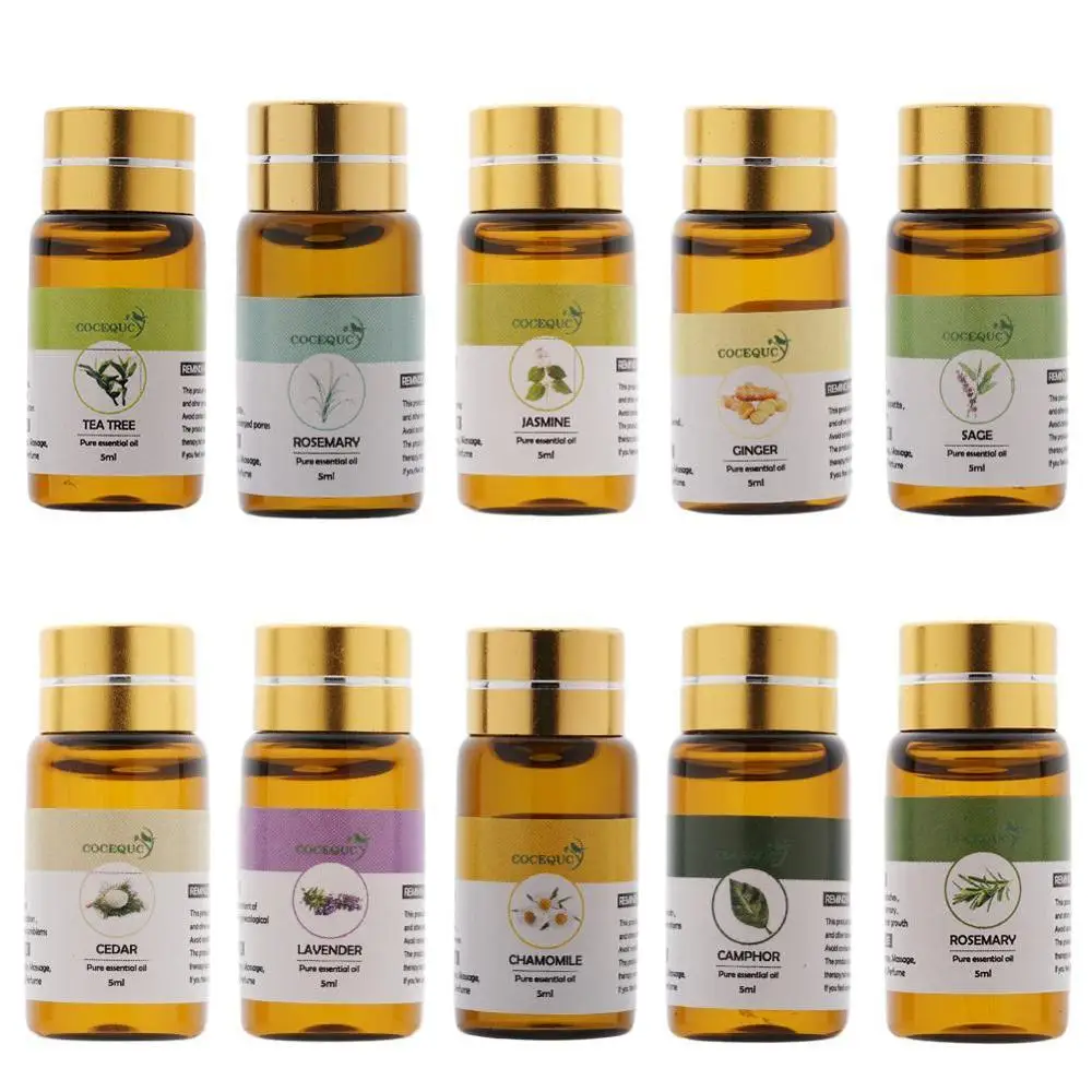 

5ML Pure Bath Oils Essential Oils Body Massage Oil Orange Peppermint Pine Needles Plant Moisturize Essential Oil