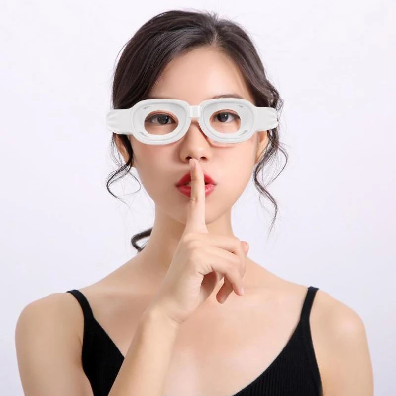 Электрический горячий компресс массажер для глаз улучшает зрение